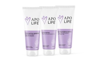 Apolife Produktgruppe - Fußcreme spezial, Fußcreme, Schrundencreme